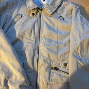 BONGO Men's Beige Military Jacket